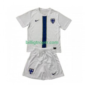 Billige Fotballdrakter Finland Barn Hjemmedraktsett 2025 Kortermet